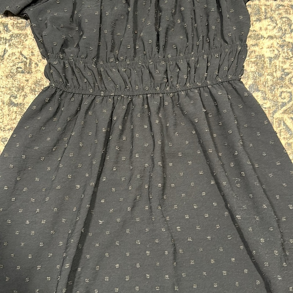 Altar'd State Dark Blue Flutter Sleeve Mini Dress - Picture 2 of 6